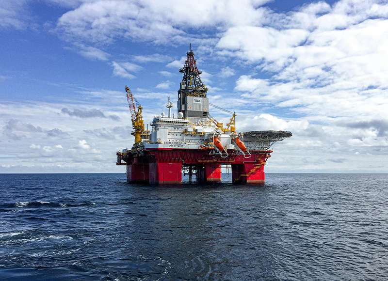 Offshore platform FRP resin